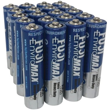 FUJI ENVIROMAX® EnviroMax™ AAA Extra Heavy-Duty Batteries (20 Pack)