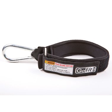 GoFit® Ankle Strap with Carabiner for Tubes and Resistance Bands