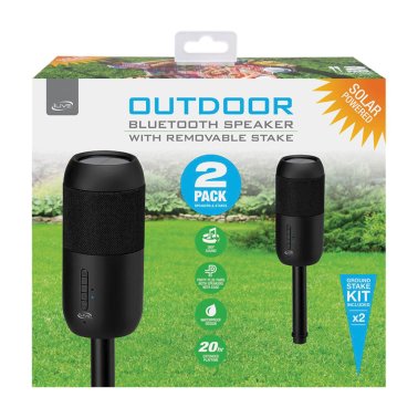 iLive Electronics™ ISBW240BDL Bluetooth® Indoor and Outdoor Waterproof Speakers with Removable Stakes, 2 Count