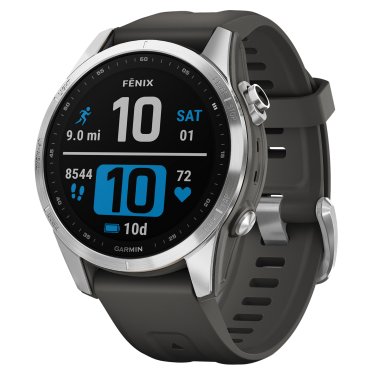 Garmin® fēnix® 7S Multisport GPS Smartwatch (Silver/Graphite)