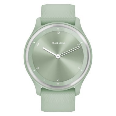Garmin® vívomove® Sport Smartwatch with Silicone Band (Cool Mint)