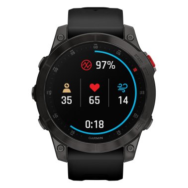 Garmin® epix™ (Gen 2) Sapphire Edition Smartwatch with 47-mm Band (Black)