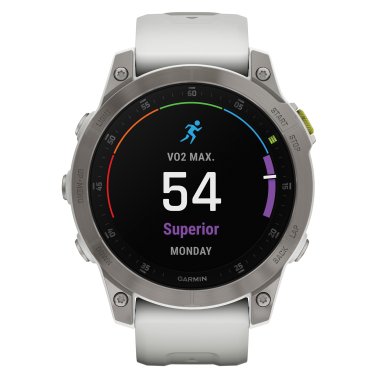 Garmin® epix™ (Gen 2) Sapphire Edition Smartwatch with 47-mm Band (White)