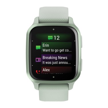 Garmin® Venu® Sq 2 GPS Fitness Smartwatch (Metallic Mint)