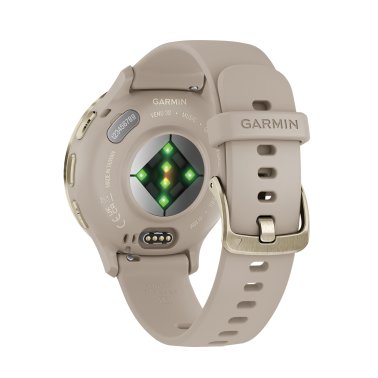 Garmin® Venu® 3S Fitness Smartwatch with Stainless Steel Bezel and Silicone (French Gray)