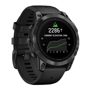 Garmin® epix™ Pro (Gen 2) Standard Edition Smartwatch with 47-mm Case, Slate Gray Bezel with Black Band