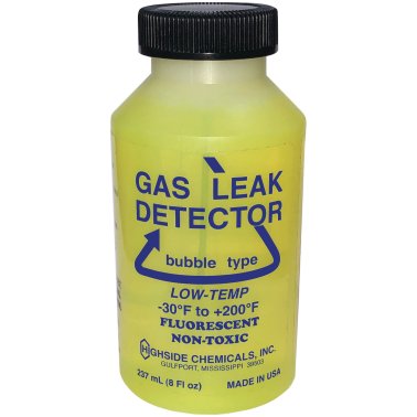 Highside Chemicals Mid-Temp Gas Leak Detector, 8-Oz. Jar with Dauber