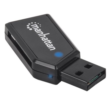 Manhattan® Mini USB 2.0 Multi-Card Reader/Writer