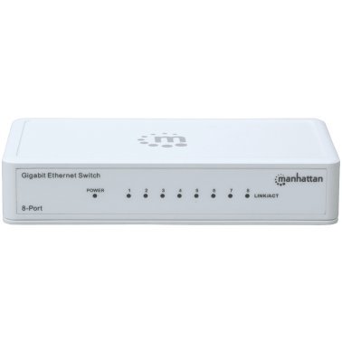 Manhattan® Gigabit Ethernet Switch (8 Port)