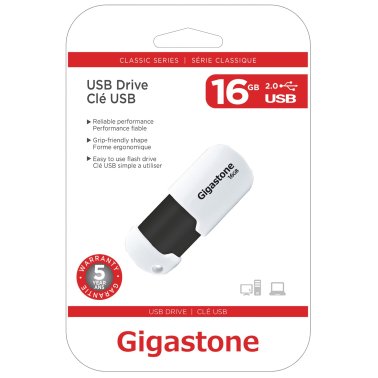 Gigastone® USB 2.0 Flash Drive (16 GB)