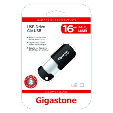 Gigastone® USB 2.0 Flash Drive (16 GB)