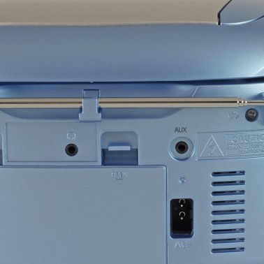 JENSEN® CD-590 1-Watt Portable Stereo CD and Cassette Player/Recorder with AM/FM Radio and Bluetooth® (Light Blue)