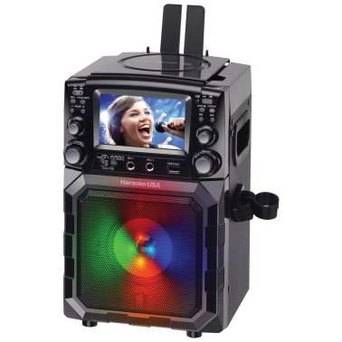 Karaoke USA™ Portable CDG/MP3G Karaoke Player with 4.3-Inch Color TFT Screen