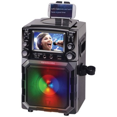 Karaoke USA™ Portable CDG/MP3G Karaoke Player with 4.3-Inch Color TFT Screen