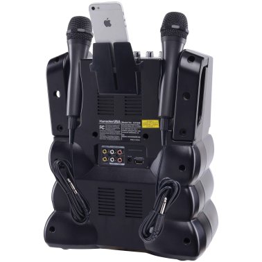 Karaoke USA™ Bluetooth® Karaoke Machine with Synchronized LEDs