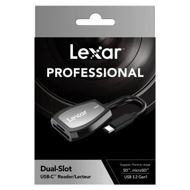 Lexar® Professional USB-C® Dual-Slot Reader