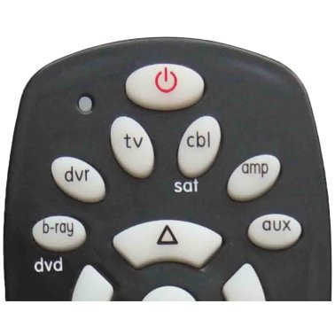 QFX® 6-Device Universal Remote with Glow-in-the-Dark Buttons, Black