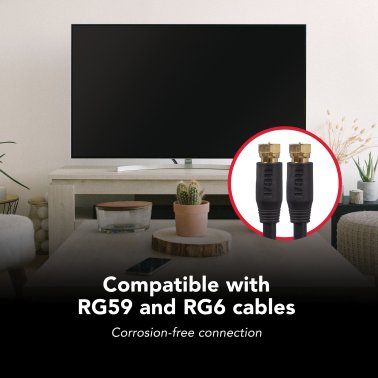 RCA Coaxial Splitter (2-Way)