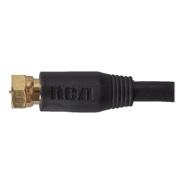 RCA RG6 Coaxial Cable, Black (25 Ft.)