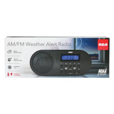 RCA AM/FM NOAA® Weather Alert Radio