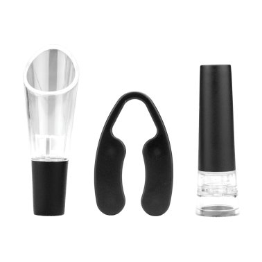 Brentwood® Electric Wine Bottle Opener with Foil Cutter, Vacuum Stopper, and Aerator Pourer