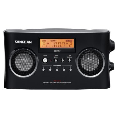 Sangean® PR-D5 FM-Stereo/AM Portable Digital-Tuning Radio (Black)