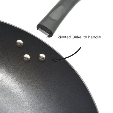 Starfrit® Light Nonstick Cast Iron Wok with Bakelite® Handle (12 In.)