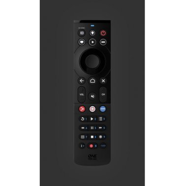 One For All® Smart Streamer 5-Device Backlit Universal Remote, Black
