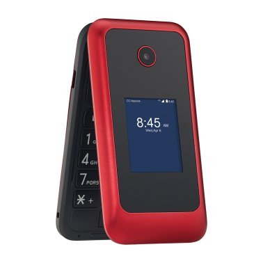 Consumer Cellular® Verve Snap® Flip Phone 8 GB 4G LTE (Red)
