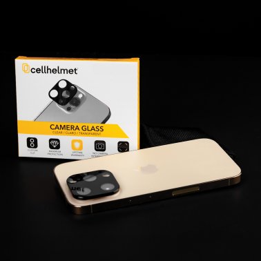 cellhelmet® Tempered Camera Glass, 1 Piece (iPhone® 15 Pro/Pro Max)