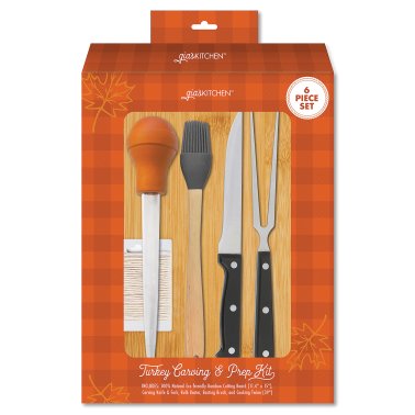 gia'sKITCHEN™ 6-Piece Turkey Carving and Prep Kit