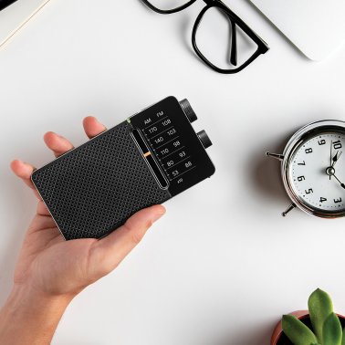 Sangean® SR-36 Portable AM/FM Pocket Digital-Tuning Radio