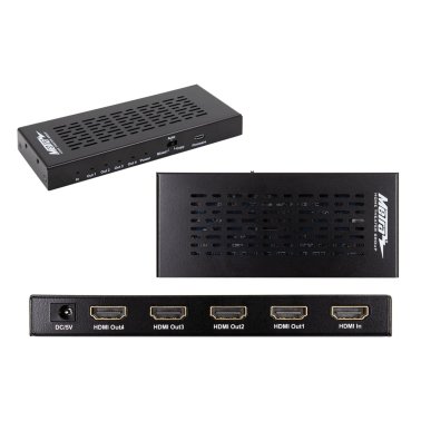 Metra® HDMI® Scaling Splitter with 1 Input and 4 Outputs