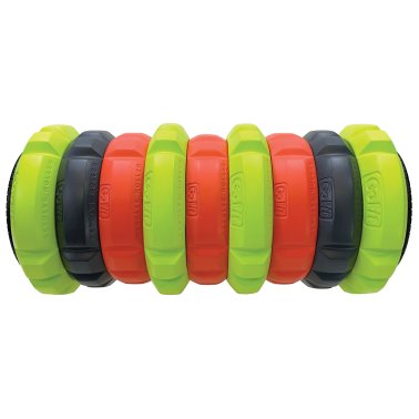 GoFit® Revolve Roller™ with Adaptive Massage Rings (4 High Profile, 2 Medium Profile and 3 Low Profile)