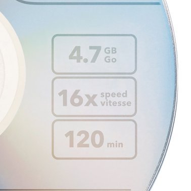 Verbatim® Life Series DVD+R Disc Spindle with Branded Surface
