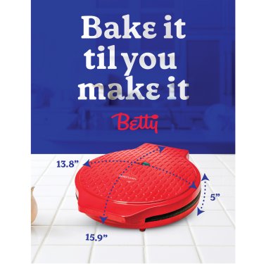 Betty Crocker® 12-In. Pizza Maker, Red