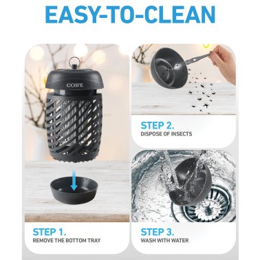 Coby® Indoor/Outdoor 10-Watt Hanging Bug Zapper, CBZ1J6