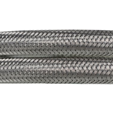 Certified Appliance Accessories® Braided Stainless Steel Water-Inlet Hose, 3/4 In. FGH x 3/4 In. FGH, 1 Ft.