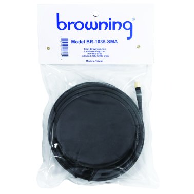 Browning® Premium 3-5/8-Inch NMO Magnet Mount with Rubber Boot and Preinstalled SMA-Male Connector, BR-1035-SMA