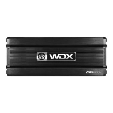 DB Drive™ WDX Series Mini WDX3000.1 3,000-Watt-Max Monoblock Class-D Audio Amplifier 12-Volt for Vehicles, with Remote
