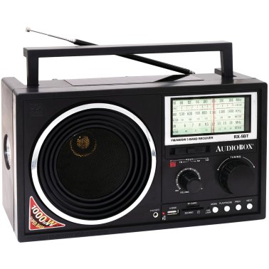 Audiobox® Rechargeable Solar Radio with Bluetooth®