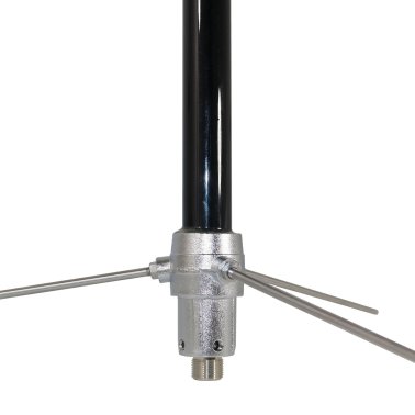Tram® 200-Watt Pretuned 400 MHz to 495 MHz UHF Fiberglass Base Antenna with 50-Ohm UHF SO-239 Connector, 39 In. Tall (Black)