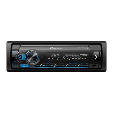Pioneer® MVH-S322BT Car Stereo Head Unit, Single-DIN, Shallow