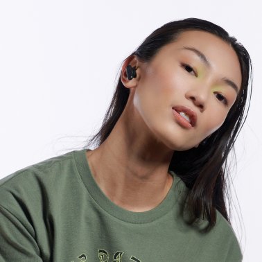 Skullcandy® Smokin’ Buds® TWS Bluetooth® In-Ear Earbuds with Mic and Charging Case, up to 20 Hours of Play Time, IPX4 Sweat-Resistant (True Black)