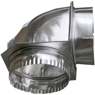 Builder's Best® Semi-Rigid Dryer Vent Kit with Close Elbow®