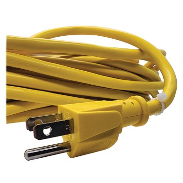 STANLEY® POWERCORD 33507 16-Gauge 3-Prong Yellow Outdoor Power Extension Cord, 15 Amps, 50 Ft.
