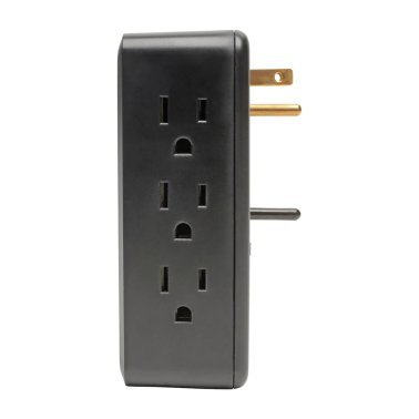 Tripp Lite® by Eaton® Protect It!® 6-Outlet Side-Load Surge-Protector Wall Tap with 2 USB Charging Ports