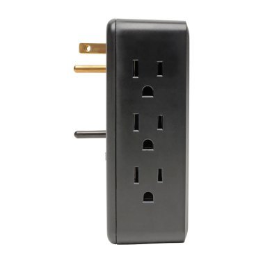 Tripp Lite® by Eaton® Protect It!® 6-Outlet Side-Load Surge-Protector Wall Tap with 2 USB Charging Ports