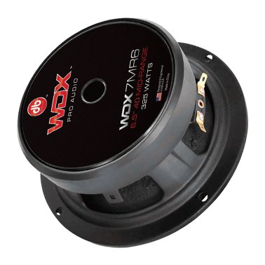 DB Drive™ WDX 7 Series WDX7MR6 325-Watt PRO Audio 6.5-In. Midrange Speaker, Black