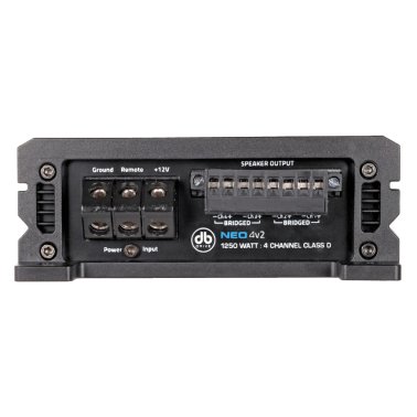 DB Drive™ NEO4 v2 Series 1,250-Watt 4-Channel Class D Amplifier